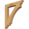 Ekena Millwork Imperial Traditional Rough Sawn Bracket, Western Red Cedar, 6"W x 44"D x 48"H BKT06X44X48IMP01RWR - alternate 1